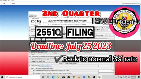 2551q deadline 2024|BIR extends tax deadlines in areas hit by Carina, 'habagat'.